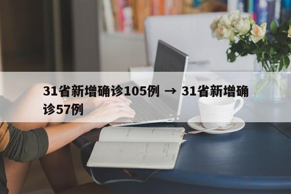 31省新增确诊105例 → 31省新增确诊57例